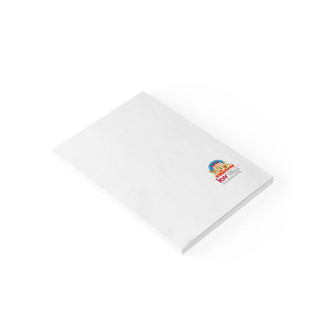Branded Real Estate Square Sticky Notes — KW O'Shea Group Logo Notepads