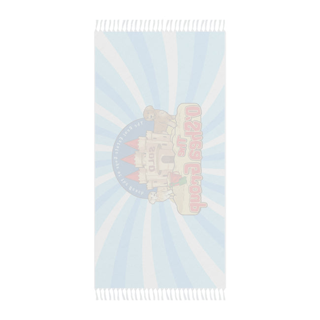Boho Beach Towel – Retro Sandcastle ‘The O’Shea Group’ Design