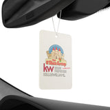 Branded Car Air Freshener — KW O'Shea Group Logo Scented Tag