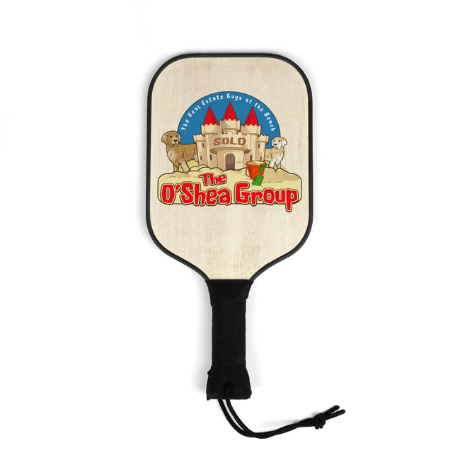 Pickleball Paddles Set — Personalized 'The O'Shea Group' Sandcastle Design Kit