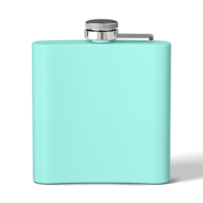 Flask — Keller Williams "The O'Shea Group" Sandcastle Logo Stainless Steel 6oz
