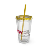 Sunsplash 16oz Tumbler with Straw — Real Estate 'The OShea Group' Logo Cold Cup