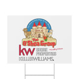 Real Estate Yard Sign — "The O'Shea Group" Keller Williams Sold Beach Castle Design