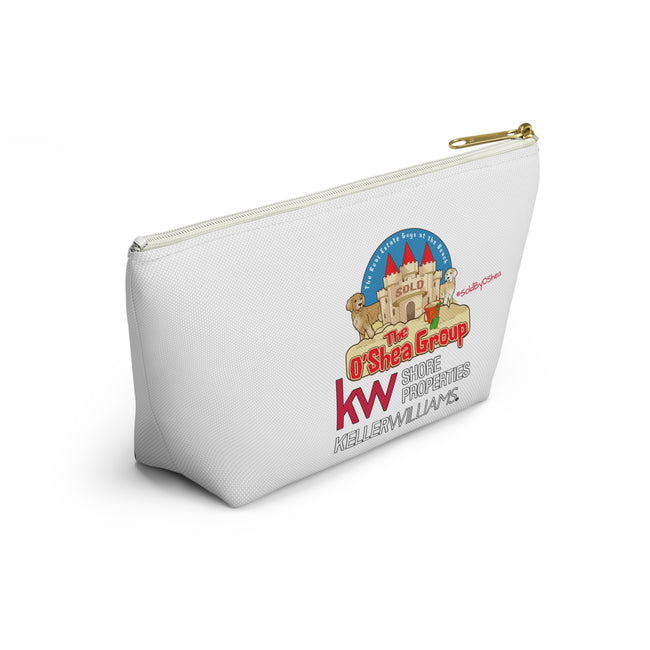 Beach Sunshine Accessory Pouch — 'Sun Sand Sold' T-Bottom Cosmetic Bag