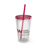 Sunsplash 16oz Tumbler with Straw — Real Estate 'The OShea Group' Logo Cold Cup