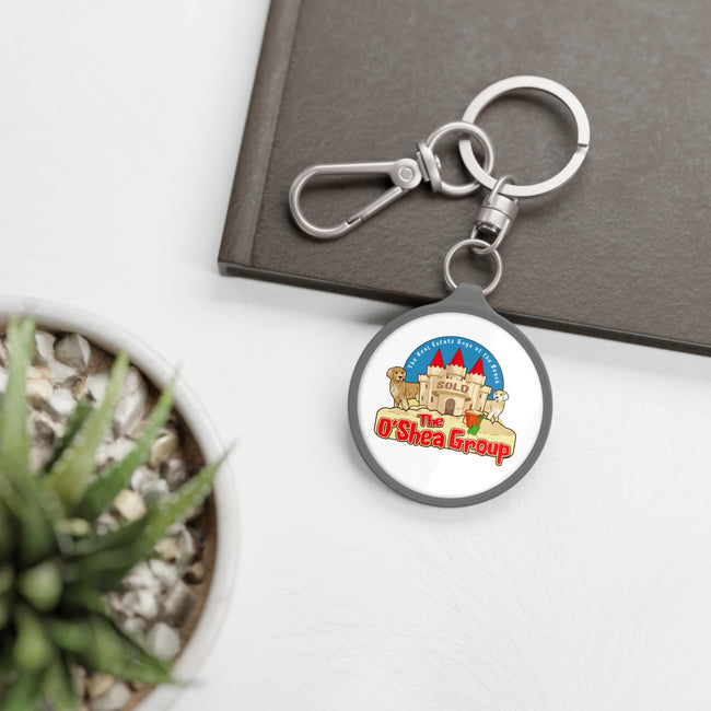 Real Estate Souvenir Keyring Tag — "The O'Shea Group" Sold Castle Design