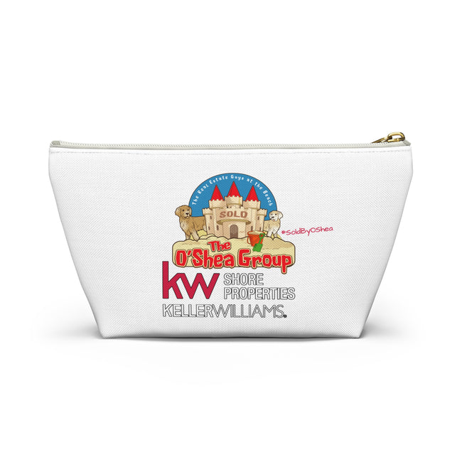 Beach Sunshine Accessory Pouch — 'Sun Sand Sold' T-Bottom Cosmetic Bag