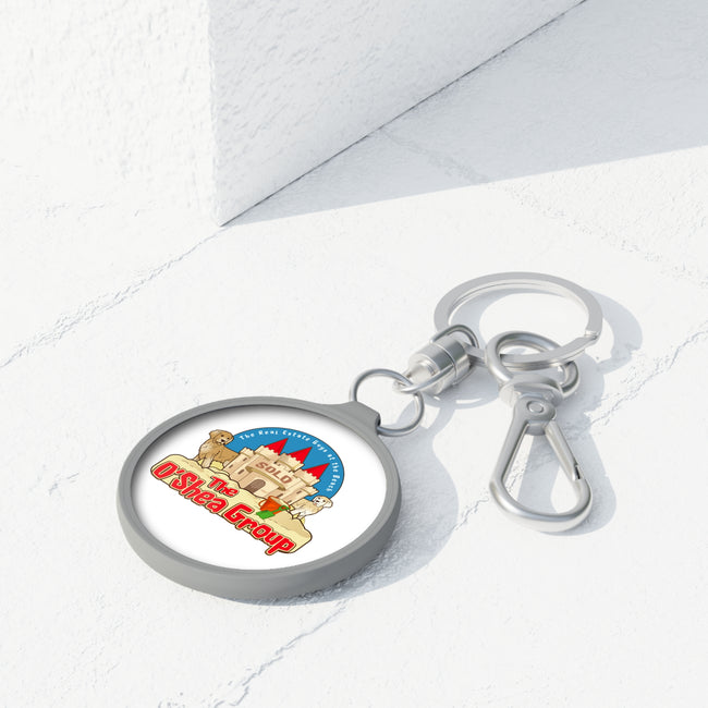 Real Estate Souvenir Keyring Tag — "The O'Shea Group" Sold Castle Design