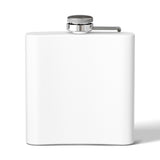 Flask — Keller Williams "The O'Shea Group" Sandcastle Logo Stainless Steel 6oz