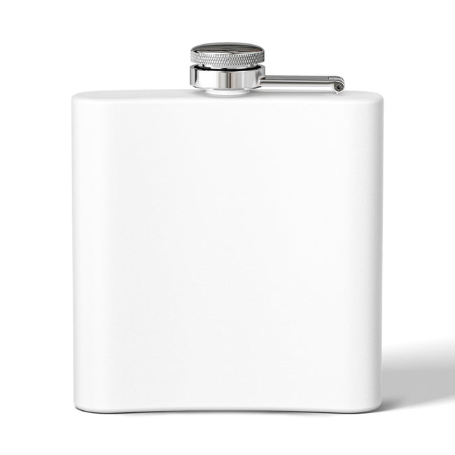 Flask — Keller Williams "The O'Shea Group" Sandcastle Logo Stainless Steel 6oz