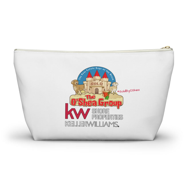 Beach Sunshine Accessory Pouch — 'Sun Sand Sold' T-Bottom Cosmetic Bag