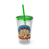 Sunsplash 16oz Tumbler with Straw — Real Estate 'The OShea Group' Logo Cold Cup