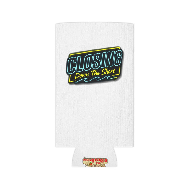Can Cooler - "Closing Down The Shore" Retro Beach Can Koozie