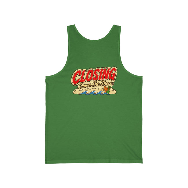 Closing Down The Shore Tank Top — Vintage Beach Real Estate Closing Shirt