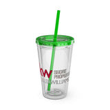 Sunsplash 16oz Tumbler with Straw — Real Estate 'The OShea Group' Logo Cold Cup