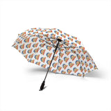 Foldable Umbrella — Cute Rainbow Baby Pattern, Compact Semi-Automatic Travel Umbrella