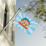 Double-Sided Garden Flag — The O'Shea Group Sandcastle Design