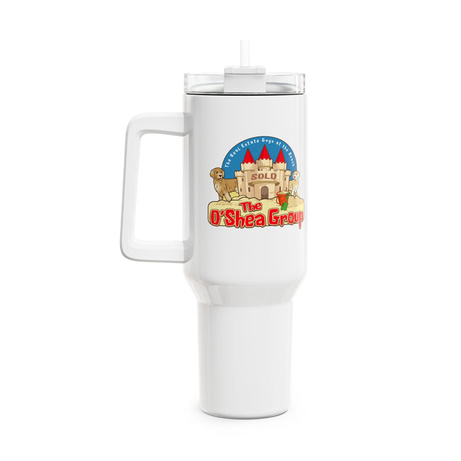 40oz Tumbler – "The O'Shea Group" Castle Logo Insulated Travel Mug