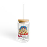 16oz Promotional Sipper Glass with Straw — KW Keller Williams Real Estate Logo