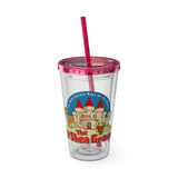 Sunsplash 16oz Tumbler with Straw — Real Estate 'The OShea Group' Logo Cold Cup