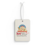Branded Car Air Freshener — KW O'Shea Group Logo Scented Tag