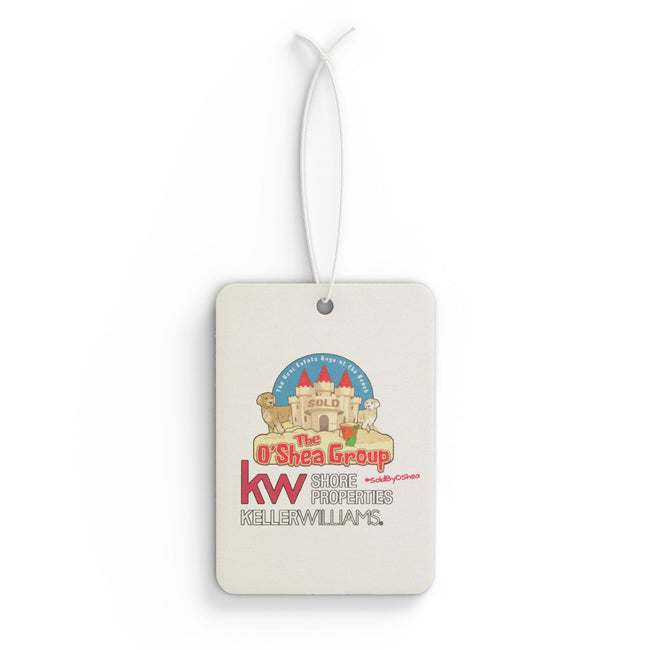 Branded Car Air Freshener — KW O'Shea Group Logo Scented Tag