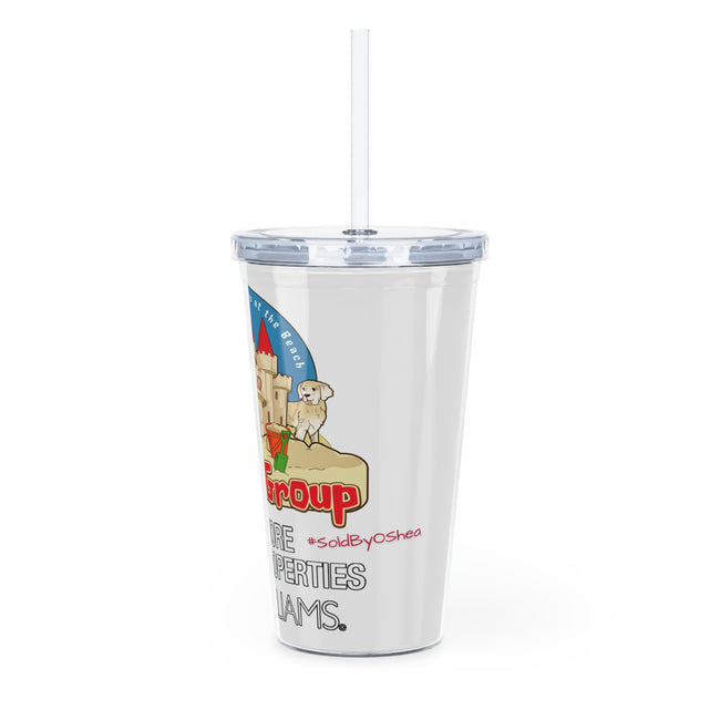 Tumbler - Branded Real Estate Straw Cup with Sandcastle Logo