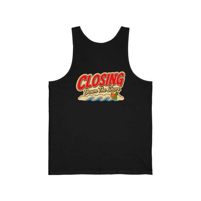 Closing Down The Shore Tank Top — Vintage Beach Real Estate Closing Shirt