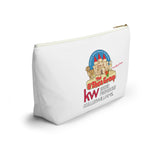Beach Sunshine Accessory Pouch — 'Sun Sand Sold' T-Bottom Cosmetic Bag