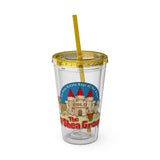 Sunsplash 16oz Tumbler with Straw — Real Estate 'The OShea Group' Logo Cold Cup