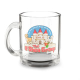 Glass Mug — Personalized Castle & Puppies Logo Coffee Mug (10 oz)