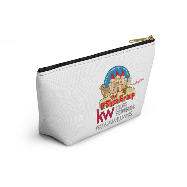 Beach Sunshine Accessory Pouch — 'Sun Sand Sold' T-Bottom Cosmetic Bag
