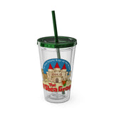 Sunsplash 16oz Tumbler with Straw — Real Estate 'The OShea Group' Logo Cold Cup