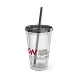 Sunsplash 16oz Tumbler with Straw — Real Estate 'The OShea Group' Logo Cold Cup