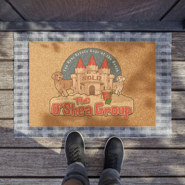 Real Estate Welcome Doormat — "The O'Shea Group" Sold Castle Design