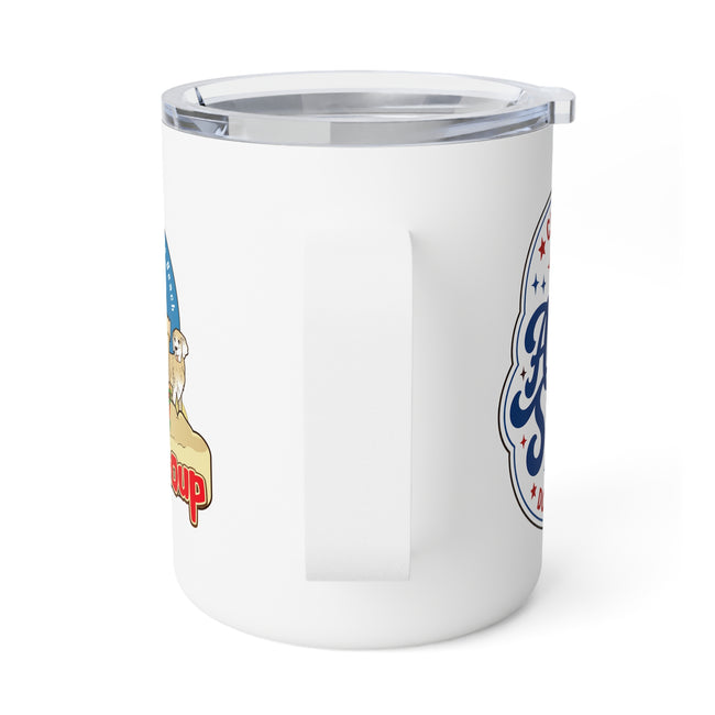 Insulated Coffee Mug - Patriotic American Summer Travel Tumbler (10 oz)