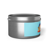 Keller Williams Branded Tin Candle — Beachy Sandcastle Scent (Custom Logo)