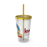 Sunsplash 16oz Tumbler with Straw — Real Estate 'The OShea Group' Logo Cold Cup