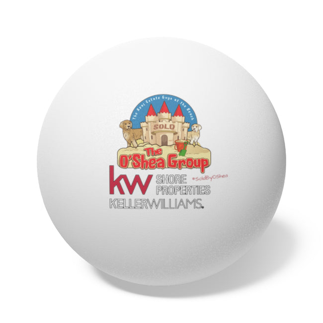 Ping Pong Balls – Custom Keller Williams 'The O'Shea Group' Logo (6-Pack)