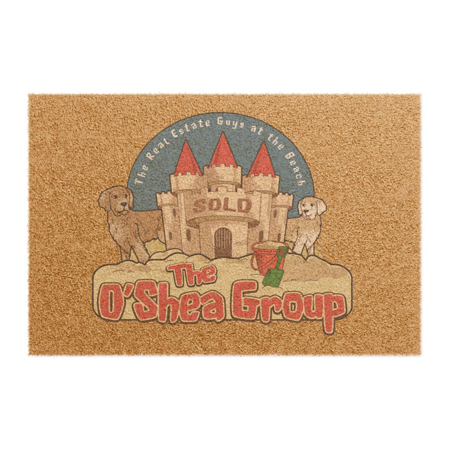 Real Estate Welcome Doormat — "The O'Shea Group" Sold Castle Design