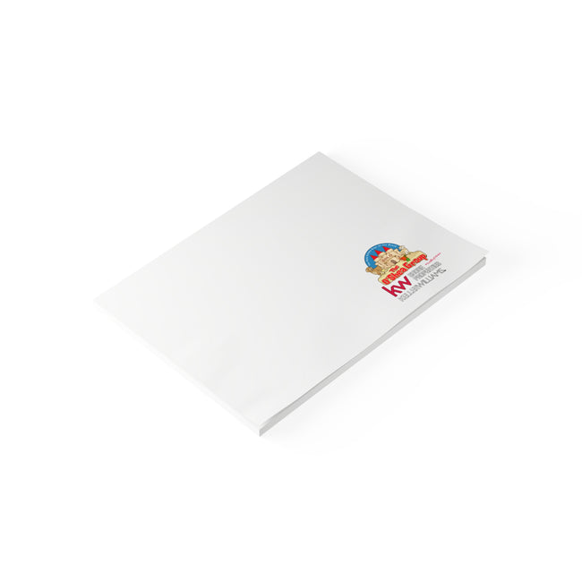 Branded Real Estate Square Sticky Notes — KW O'Shea Group Logo Notepads