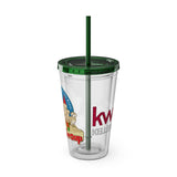 Sunsplash 16oz Tumbler with Straw — Real Estate 'The OShea Group' Logo Cold Cup