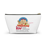 Beach Sunshine Accessory Pouch — 'Sun Sand Sold' T-Bottom Cosmetic Bag