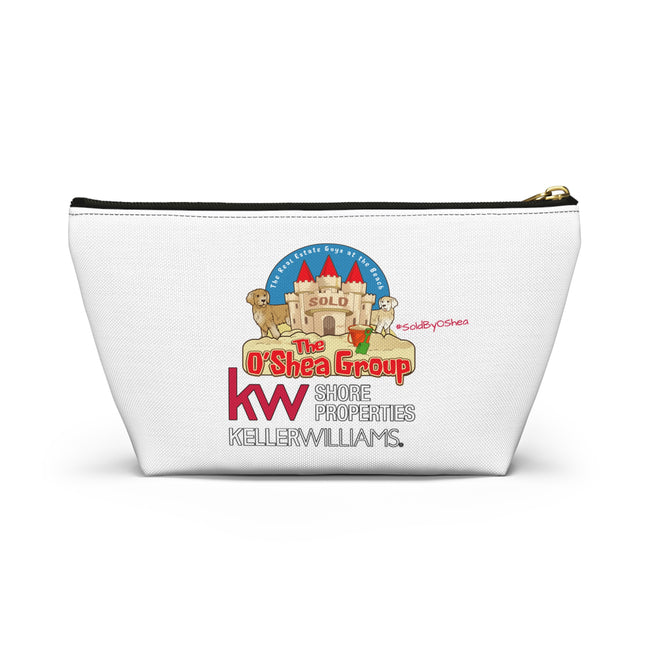 Beach Sunshine Accessory Pouch — 'Sun Sand Sold' T-Bottom Cosmetic Bag