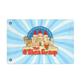 Double-Sided Garden Flag — The O'Shea Group Sandcastle Design