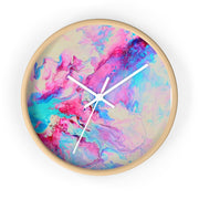 roll with it:  Wall Clock (pink)
