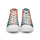 own little groove: Women’s High Top Canvas Sneakers