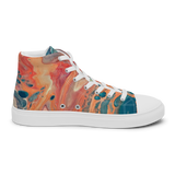own little groove: Women’s High Top Canvas Sneakers